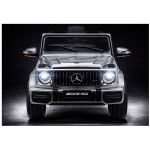 Elektrické autíčko Mercedes AMG G63, lakované - strieborné